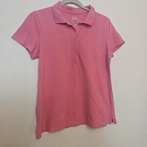Craft And Barrow Classic Small Polo Pink Preppy Old‎ Money